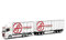 herpa 315678 Scania CR 20 HD Schwedencombi „Ahola Transport“ originalgetreu im Maßstab 1:87, Modell LKW für Diorama, Modellbau Sammlerstück, Deko Miniaturmodelle aus Kunststoff, Mehrfarbig