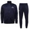 Kappa Jogginganzug Herren in Größe L I Trainingsanzug in Blau mit stylischem Logo an Armen & Beinen I Geeignet als Sportanzug, Lounge Wear oder für die Freizeit I Regular Fit