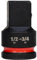 Milwaukee Shockwave Impact Socket Adaptor 1/2 Inch Square to 3/4 Inch Square