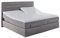 Beddress - Spannbettlaken für Splitt-Topper, Splitt-Matratzen, 180-200 x 200-220 cm, 95% gekämmte Baumwolle & 5% Elastan, Oeko-Tex, Hellgrau
