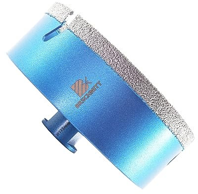 Trepans Pour Carrelage 125mm - BRSCHNITT Trepan Diamant m14 pour Perçage à sec en Porcelaine Carrelage Granit Marbre