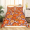 Homewish 70S Groovy Flowers Boho Bettwäsche 155x220 Hippie Vintage Floral Bettwäsche Set Retro Sonnenblumen Dahlias Bettbezug für Mädchen Teenager Frauen Psychedelische Ästhetik Zimmer Dekor Bunt