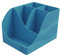 Exacompta - Réf. 69528D - 1 Pot à crayons Pen Wave Neo Deco bleu canard - avec 5 compartiments - 4 compartiments hauts pour les grands ustensiles et 1 compartiment bas pour les petits ustensiles