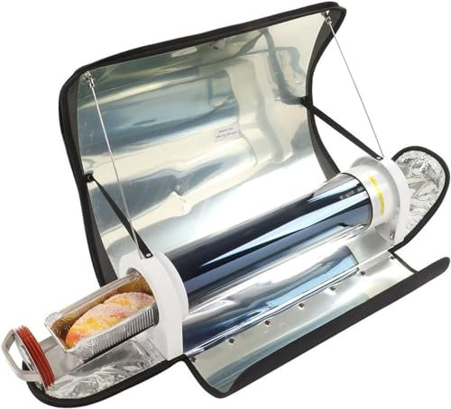 Four solaire portable, 4,5 L, grande capacité, réchaud de camping, cuiseur solaire, four d'extérieur, réchaud de camping, barbecue, outils de cuisine for randonnée, randonnée, fête de famille, pas de