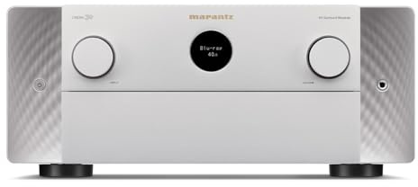 Marantz Cinema 30 11.4 Channel 8K Home Theater Receiver with Dolby Atmos and IMAX Enhanced Audio (Silver/Gold)