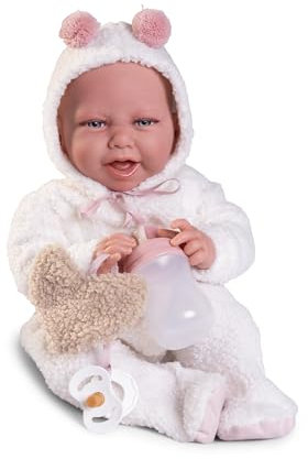 Antonio Juan Puppen für Neugeborene mit Carla-Gewicht, echtes Gefühl mit zusätzlichem Gewicht, Kollektion 2024, 42 cm, Ref. 33369