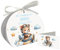 PV Grafik® 24+24 Scatoline Portaconfetti Battesimo Nascita – Bomboniere Personalizzate Bimbo Bimba con Bigliettini e Nastrino – Scatole Confetti Festa Bambini – Scatoline Confettata (Tunna87)
