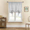 SIMPVALE 1 tenda a pacchetto in tulle, con tasca per bastone, in voile traslucido, tenda per soggiorno, camera da letto, balcone, cucina, bagno, grigio chiaro, 140 x 140 cm