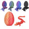 AIZQYC 3D Gedrucktes Drachenei mit Drache, Geheimnisvolle 3D Kristall Drache Spielzeug im Ei Groß, 3D-Gedruckter Beweglicher Überraschungsdrache für Kinder Erwachsene.