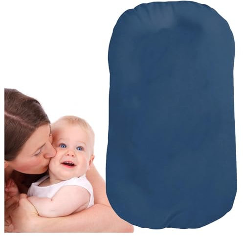 WXJHNYBS Tragbares Babybett, Atmungsaktive Baumwolle Babynestchen Set Faltbar Verschiedene Ausführungen Babynestchen Set Bett,Blue
