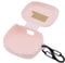 ECSiNG Silicone Case for Wireless Headphones Protective Case Cover Compatible with JBL Live Pro 2TWS True Wireless Earbuds with Keychain Hook, Pink