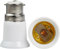 White Bayonet BC B22 to ES E27 Screw Light Bulb Adaptor Lamp Fitting Converter Holder Lamp Bases Lamps, Bases and Shades