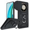 LeYi Cover per Honor Magic 6 Lite con Anello Supporto, Custodia con Protezione Camera [Slideable] Armour TPU Bumper Antiurto Case Cover per Telefono Honor Magic6 Lite 5G, Nero