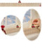 LS-LebenStil Vintage Holz Adventskalender fahrendes Weihnachtsauto 50cm Countdown Xmas Deko