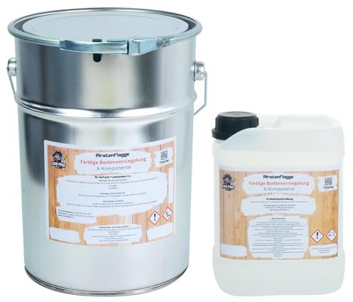 2K Epoxidharz Bodenbeschichtung – Garage, Keller, Industrie - Rutschfest, Langlebig - 5 Kg Harz & Härter Set in RAL 7016 Anthrazitgrau - Premium Qualität