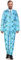 Men’s Novelty Christmas Suit Festive (Light Blue S-M) Pattern Matching Blazer Jacket Tie and Trousers Funny Ugly Christmas Costume Outfit