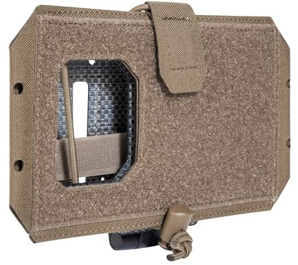 Tasmanian Tiger TT Foldable Phone Plate Klappbarer Smartphone-Halter aus Tegris-Material für Plattenträger, Plate Carrier mit Molle-System; Coyote Brown