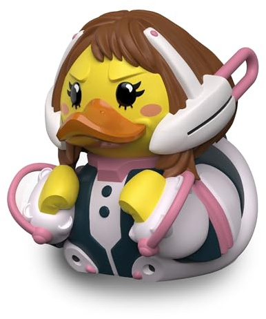 TUBBZ: My Hero Academia - Ochaco Uraraka Rubber Duck Collectable Toy 9 cm | Official MHA Merchandise – Vinyl Figure with Bathtub Display, Anime Hero, Manga Fan Decor & Novelty Duck Gift