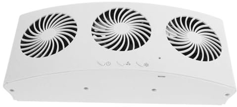 Ciieeo Ventilador de Escape Solar para Coche Ventilador de Ventilación de Ventana con Aire Acondicionado para Reducción de Calor y Circulación de Aire Eficiencia Energética y Silenciosa