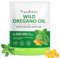 Capsules d'huile d'origan, huile d'origan 120 gélules 2 en 1 6000 mg avec huile de nigelle biologique 200 mg et 165 mg de carvacrol | Pressé à froid | Soutien du système immunitaire