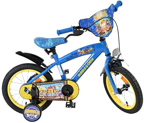 Volare Kinderfahrrad 12, 14, 16 Zoll für Mädchen und Jungen 3–6 Jahre – Offiziell Lizenziert mit Charaktermotiv – Stützräder, Rücktrittbremse und Handbremse