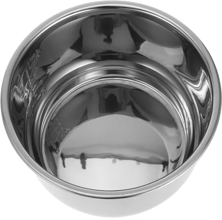 Gatuida Rice Cooker Liner Non Stick Inner Pot Capacity Suitable for Electric Rice Cooker Slow Cooking Replacement Stainless Steel Steel Bowl Interior