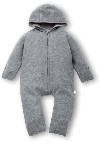 Petinard Label® Baby Wollfleech-Overall Wollwalk aus Australischer Merino Schurwolle mit Reißverschluss für Kleinkind und Baby | RWS & OEKO-TEX 100 zertifiziertes Material | Weich, warm & leicht