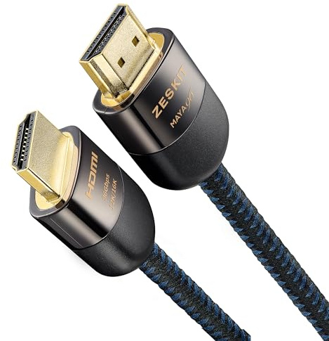 Zeskit Maya HDMI 2.2 Cable 96Gbps 12K 16K (3 Feet 1m)