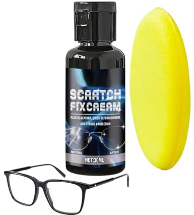 qokeeu Glasses Scratch Repair – Fast-Acting Long-Lasting Liquid – With For Removing Glasses Scratches On Lenses, For And Screen And Mobile Phone Sunglasses Camera