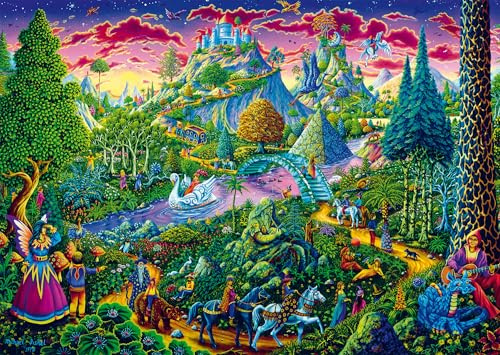 Schmidt 58612 Fantastische Märchenwelt Puzzle, 1000 Teile | Michael Fishel