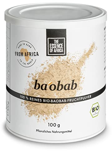 The Essence of Africa Bio Baobab-Fruchtpulver, 100 g