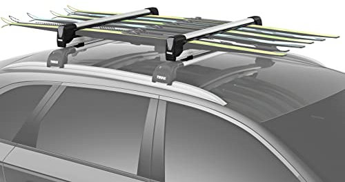 Thule SnowPack Extender Ski-/Snowboard-Rack (6pr/4 Boards), silberfarben