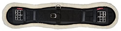 LeMieux Merino+ integrierter Mono-Gurt Dressur, Schwarz/Natur, 70 cm