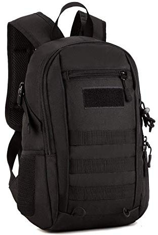 Selighting Taktischer Rucksack, 12 l/20 l, Mini-Rucksack, Militär, MOLLE, multifunktional, für Jagd, Wandern, Camping, Reisen, Radfahren, Trekking, Klettern