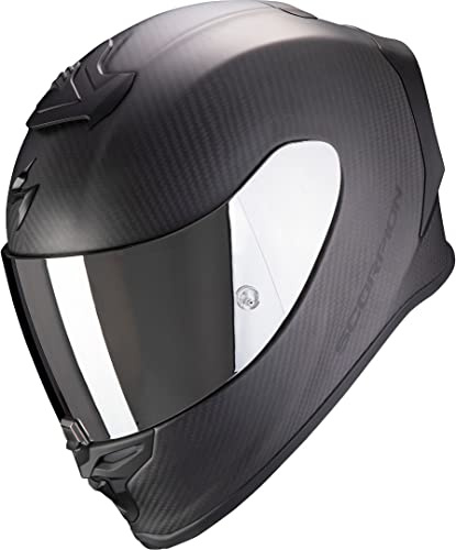 Motorradhelm Scorpion EXO-R1 Carbon AIR Matt Black, Schwarz, XS