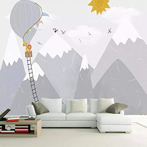 Papier peint non tissé_ Papier peint chambre d'enfants papier peint 3d foot gris noir poster pierre photo salon-250cm×170cm