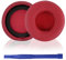 Aiivioll Mixr - Cuscinetti di ricambio per auricolari in pelle PU, compatibili con cuffie Beats by Dr. Dre Mixr (rosso)