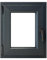 ECOPROF Kellerfenster | Langlebiges Kunststoff-Fenster | Maße 60x50 cm (600x500 mm) | Dreh-Kipp Fenster DIN Links | Farbe: Anthrazit (beidenseitig) | 70mm Profil