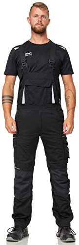 PUMA Work WEAR Premium Latzhose mit vielen Taschen und extra verstärktem Nylon Gewebe - Gr. 46