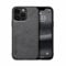 RKA Tech Case for iPhone 14 Pro 6.1-Inch, Premium Leather Magnetic Shockproof TPU Frame, Back Phone Cover, Anti-Fingerprint (Black)