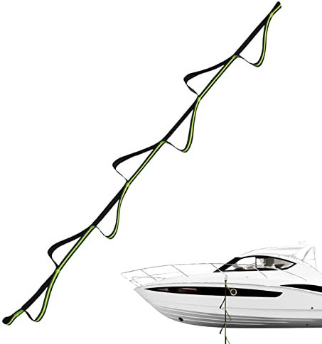 Onlynery Kletterseilstufe,Steighilfe Leiter - Klettern Steigklemme Seil, 7 Step Foot Ascender Kletterseilleiter Für Boots, Fels- Und Bergsteigen