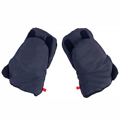 TOYANDONA Wasserdichte Winddichte Babywagenhandschuhe Winter Mit Fleece-innenfutter Haftbare Bündchen Warmes Outdoor-stroller-zubehör Passend Klassisch Schwarzes
