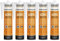 SEEBAUER diy® Premium Acryl-Dichtstoff 300 ml Weiß (5 Stück), Elastische Dichtmasse für Innen und Außen, Überstreichbar und Wasserfest, Fugendichtstoff