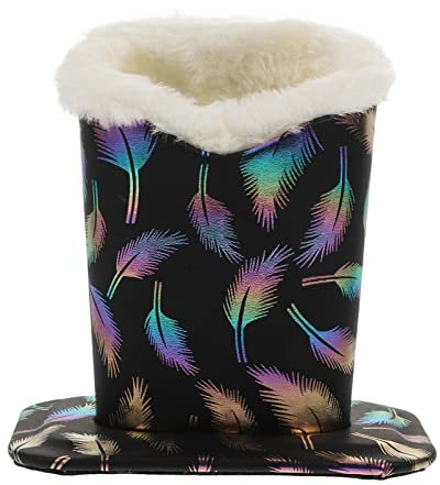 Gatuida 1 Pièces Porte-Lunettes Étui À Lunettes En Cuir Pu Doublé De Peluche Étui De Protection Anti-Rayures Pour Lunettes