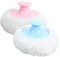 Angoily 4 Stück Puderquaste Make-Up-Puff Dreieck Flauschig Weich Schleife Esponja Für Neugeborene Baby-Puff Kosmetik Gesichtspuder Schwamm Politur Make-Up-Behälter