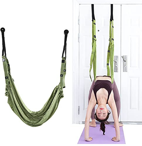 Yoga Hängematte Yoga-Gurt Multifunktionaler Yoga Schaukel, Trainingstaille, Rücken- Und Beindehnungs- Und Dehngurt, Geeignet Für Ein-Pony, Offene Hüften, Rückbeugen, Umkehrungen Und Andere Bewegungen