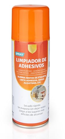 BESCH Spray Limpia Adhesivos 400 ml para Eliminación de Etiquetas - Limpiador de Pegamentos Multisuperficie (Bote de 1)