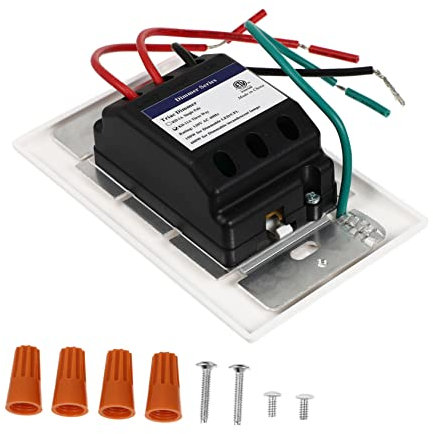 Uonlytech 600w Variateur De Lumière Coulissant Pour Led Halogène Incandescent Max