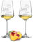 Gravur-Max Lillet Glas Leonardo Weinglas mit Gravur 2er-Set Lillet Queen mit Wunschname und einer hochwertigen Gravur Weißweinglas Leonardo Puccini 560ml