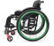 Selbstfahrender Sportrollstuhl,Ultraleicht Rollstuhl Leicht Faltbar Reiserollstuhl,Superleichter Rollstuhl mit Aluminiumrahmen, Premium Transportrollstuhl(40cm/15.7in,Green)